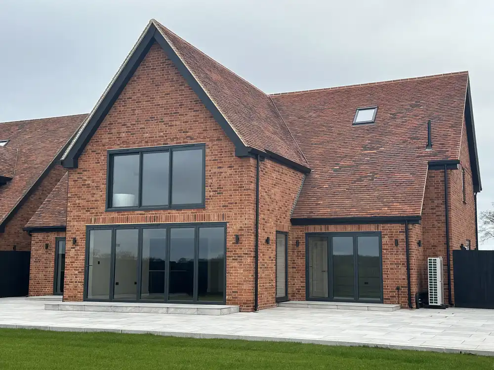black aluminium bifold doors