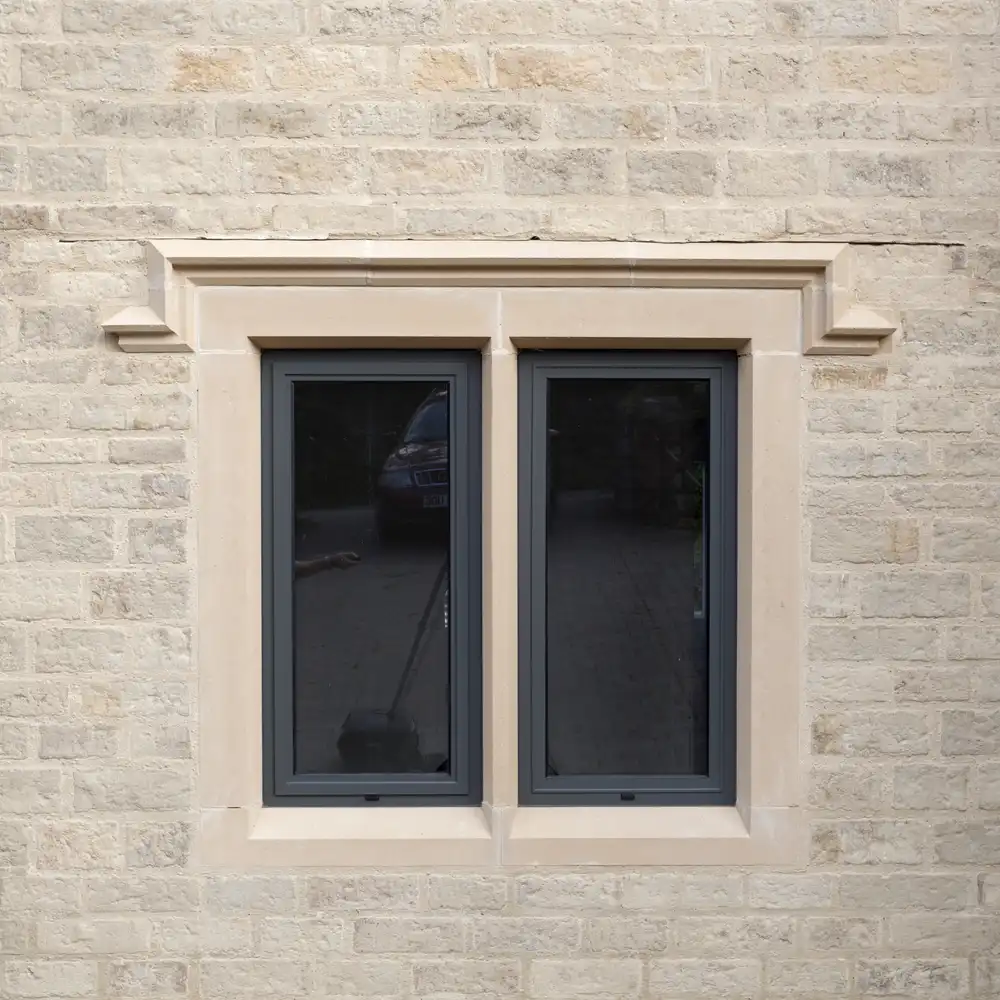 black heritage window