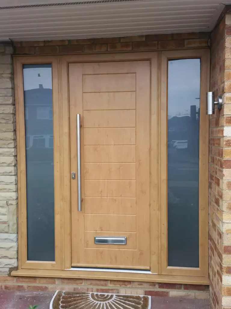 brown composite door